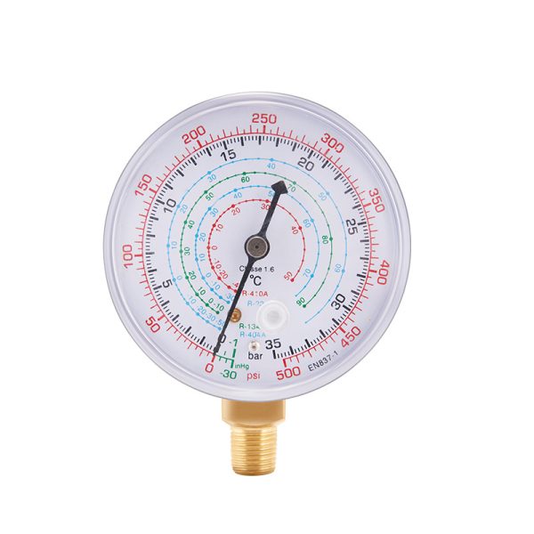 TONGHE Low Pressure Refrigerant Gauge (0-35Kg/0-500psi for R-134a, R-404A, R-22) for HVAC Refrigeration Systems - Изображение 5