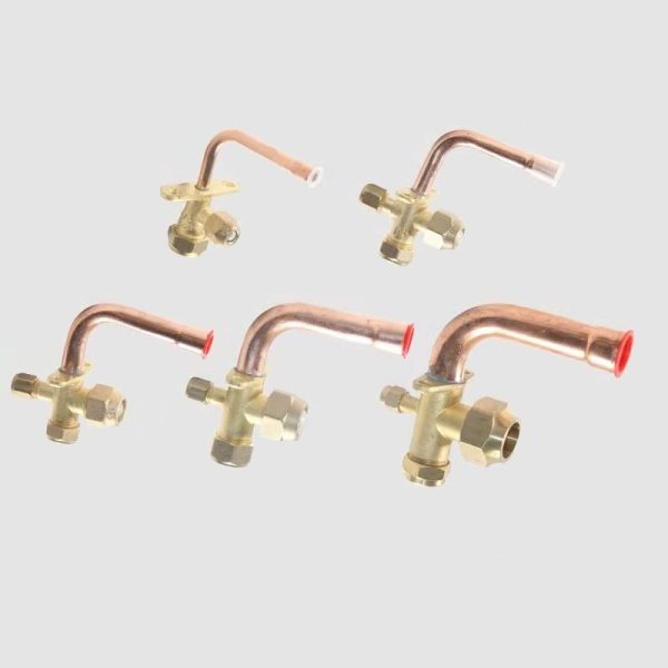 HVAC Air Conditioner Bent Tube Shut-off Valve (2-5分的规格全) Made of Pure Brass Ensures Oil Resistance and Corrosion Protection - รูปภาพ 4