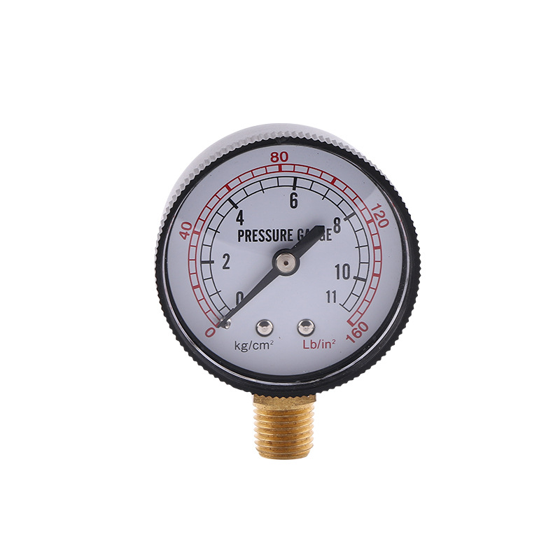 Pressure Gauge 50mm ABS Case Copper Connector 0-11kg/cm2 for HVAC Systems - Image 5