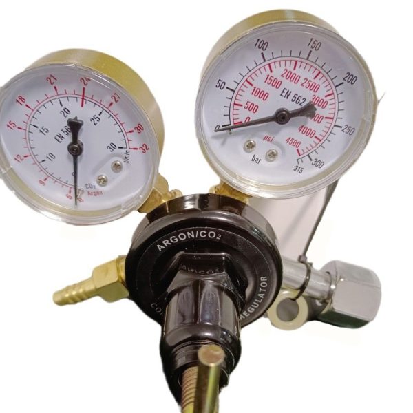 RUPP Argon CO2 Gas Regulator, Dual Gauge Flow Meter Pressure Reducer for Welding TR-01K - Изображение 5