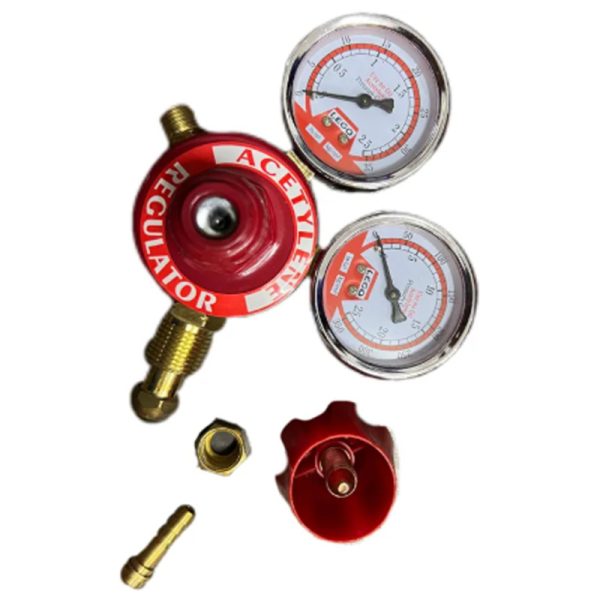Adjustable Oxygen Pressure Regulator with Dual Gauges (0-3500 PSI) for Welding & Cutting Systems, Replaces LEGO WQ-001 Regulators - รูปภาพ 5