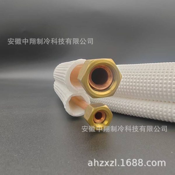 Embossed Copper Aluminum Refrigeration Tube 1/4 3/8 for R410 Air Conditioner Line, Compatible with HVAC Systems - Gambar 4
