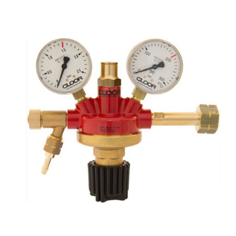 Oxygen Acetylene Pressure Reducer Gauge (2.5-25 MPa, 1.25 MPa Outlet) GLCCR GOLO Made in China for Welding/Cutting Torches - Image 4