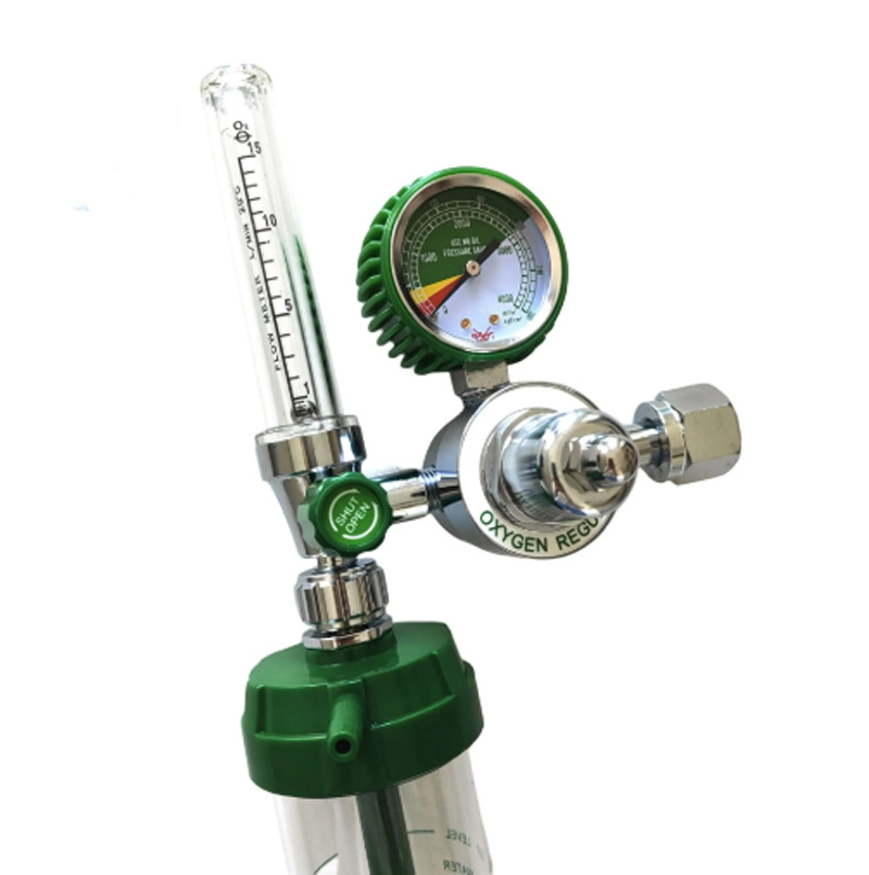 Oxygen Inhaler Pressure Reducer Flow Meter Regulator (0-25MPa, 1-10L/min) with Flow Gauge for Oxygen Cylinders - Image 5