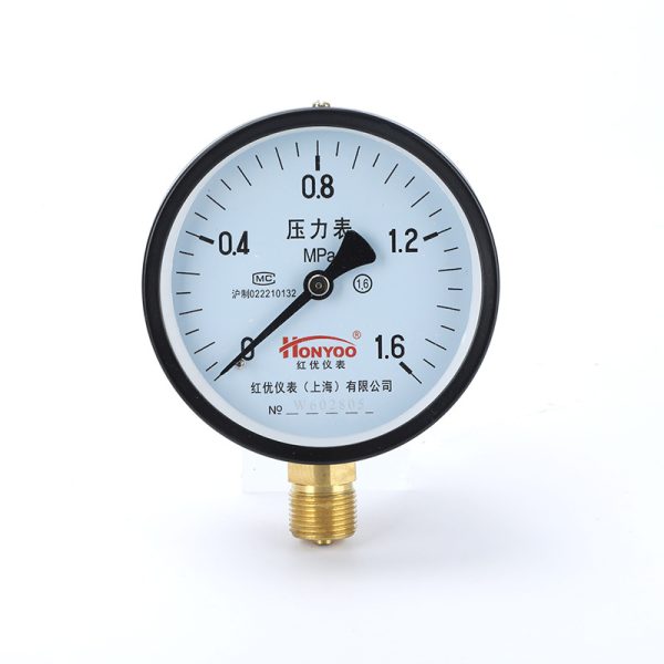 Y100 Pressure Gauge (0-1.6MPa, 1.6 Accuracy, High Sensitivity) for Water Gas HVAC - Изображение 4