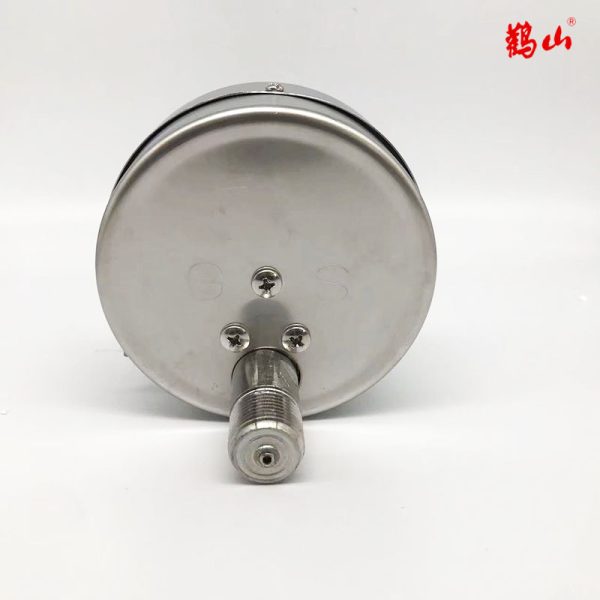 Stainless Steel Pressure Gauge Y100BF-Z (0-1.6 MPa, 100mm, Threaded) for Air Storage Tanks - 이미지 4