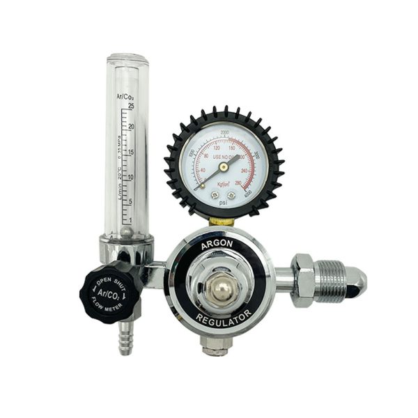 YQAR-73L Argon/CO2 Pressure Reducer Regulator for MIG TIG Welder Flow Meter Gas Bottle Pressure Gauge - Single Stage - รูปภาพ 5