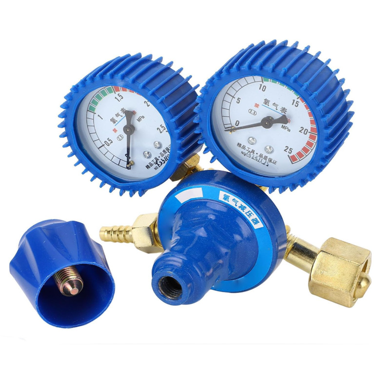 Vibration-Proof Oxygen Pressure Regulator (2.5-25 MPa, 1.25 MPa Outlet, 40-50 m³/h) Double Stage Oxygen Tank Bottle Pressure Reducer for Welding Systems - Image 5