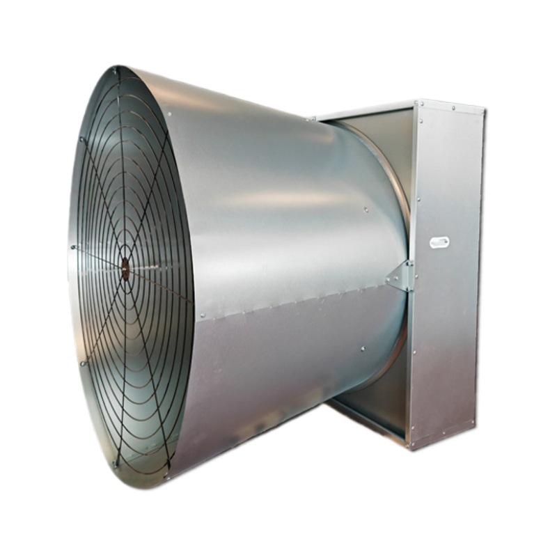 Shangxin Power Negative Pressure Exhaust Fan with Butterfly Damper Duct (1380mm, 220V) for Livestock, Greenhouse, and Poultry Farms - Image 5