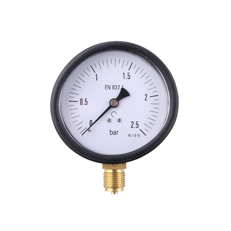 Radial Pressure Gauge 100MM (0-2.5 bar, KI 1.6%) for Industrial HVAC Systems - Image 5