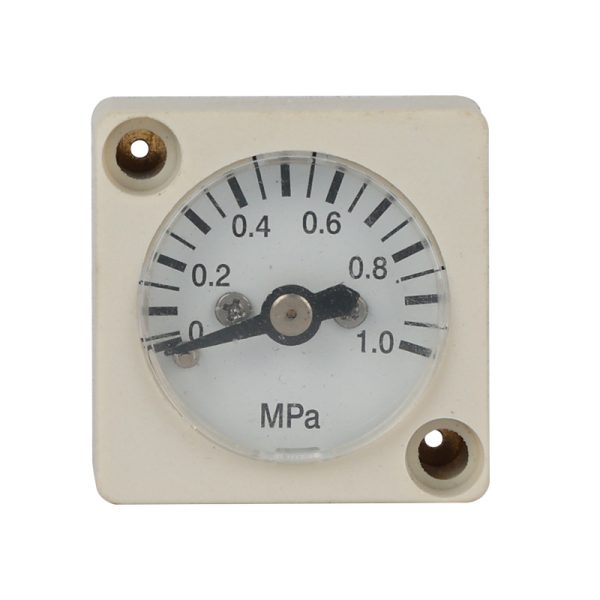 Pneumatic Air Pressure Regulator Gauge (Square Pressure Gauge) 0-1.0 MPa, 2.5% Accuracy, 27MM for Air Compressor Systems - รูปภาพ 5