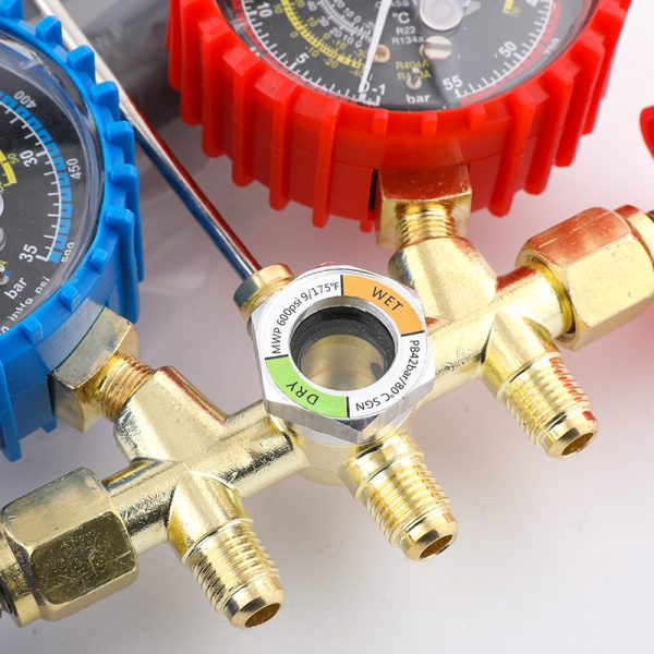 Automotive AC Refrigerant Manifold Gauge Set (CT-536G) with 0.9m Hoses for Car AC System Testing and Charging - Изображение 4