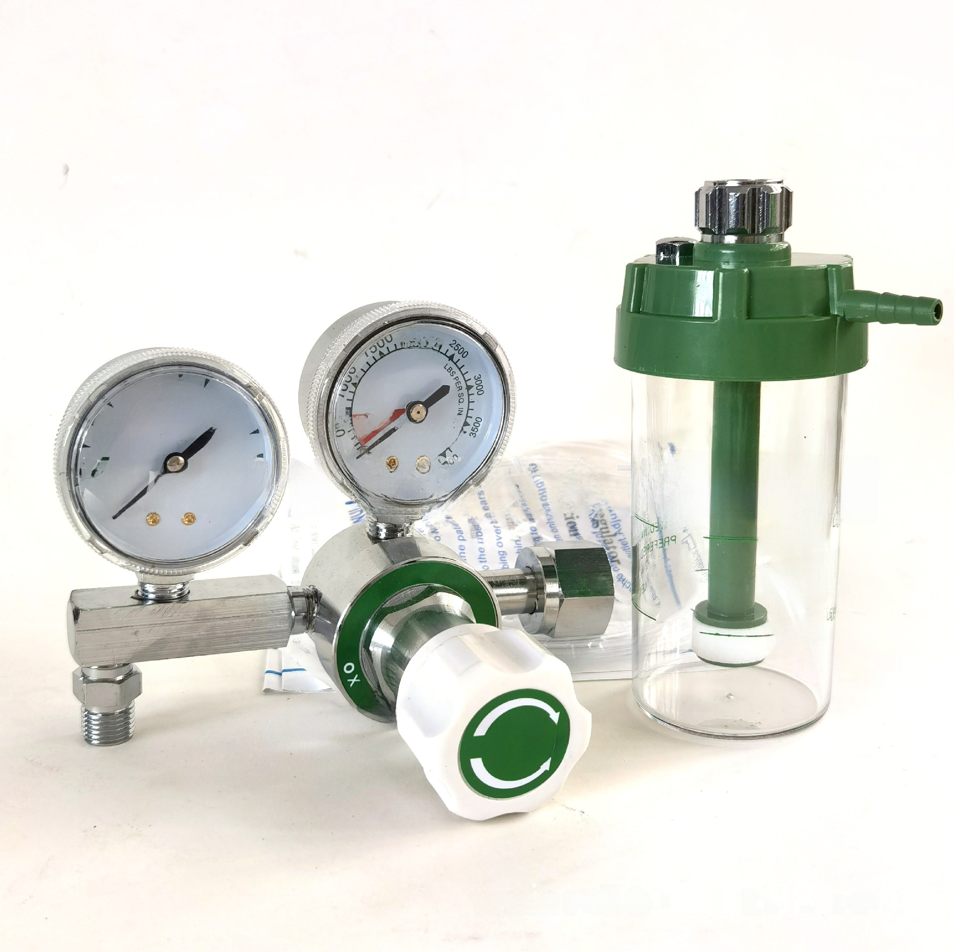 Medical Oxygen Regulator with Flow Meter (0-15 LPM) and Pressure Gauge (0-4000 PSI) for Oxygen Cylinder, CGA540 Inlet Replaces WX-871-CGA540 - Image 5