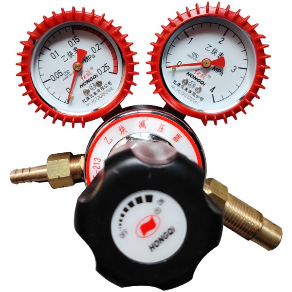 Hongqi YQE-03 Acetylene Pressure Reducer YQAR-731L Argon Oxygen Inhaler Regulator - Gambar 5
