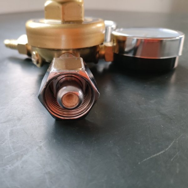 RUI-PU Industrial Grade Dual Gauge CO2 Pressure Reducer Regulator Brass Pressure Reducing Valve No Heating - Изображение 4