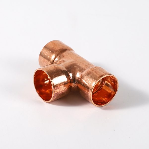 TP2 Pure Copper Equal Diameter Tee Connector Pipe Fitting for HVAC R410 Systems (OD 6mm-133mm, Thickened High Pressure Resistant) - Image 4