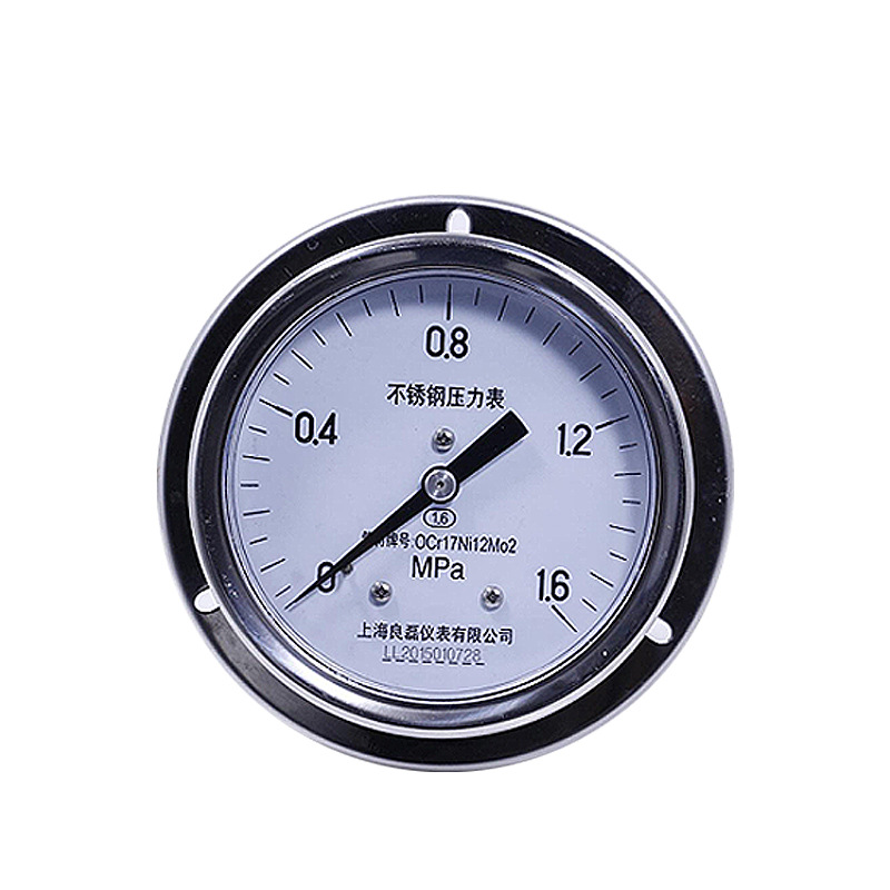 Lianglei Y103-B-F Stainless Steel Pressure Gauge (0-1.6MPa) for HVAC Systems - Image 5