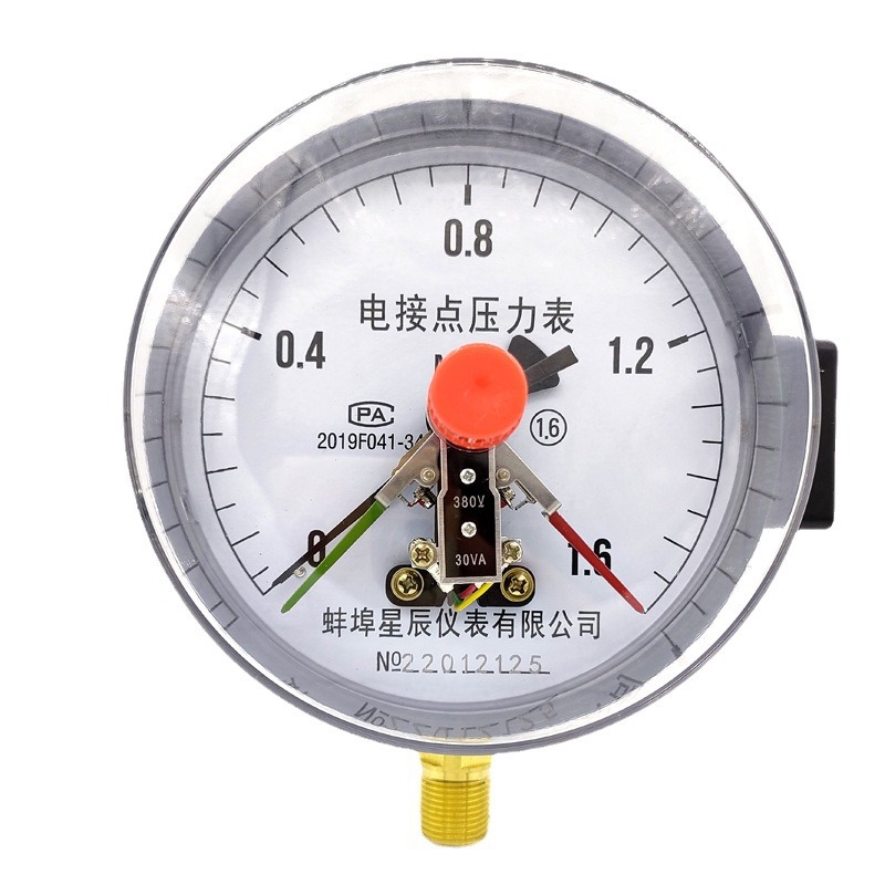 Magnetic Electric Contact Pressure Gauge YXC-150 Series (0-1.6MPa, 380V 30VA) for Water, Gas, Oil, Hydraulic Systems - Image 5