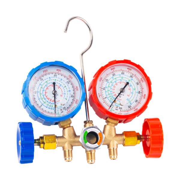 Automotive AC Refrigerant Manifold Gauge Set (R22 R410 R404A R134a Compatible) for HVAC System Recharge & Diagnostic, Replaces Standard AC Gauges - 이미지 5