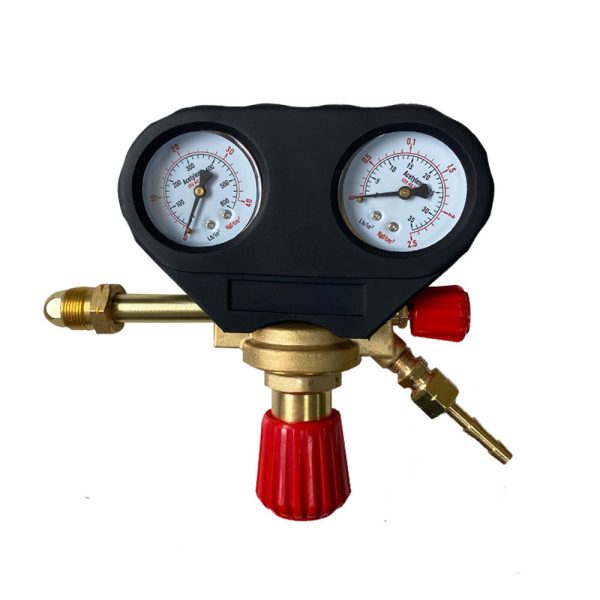 European Style Acetylene Pressure Regulator Gauge All-Copper Thickened Shockproof Anti-Drop for Welding Cutting - Изображение 5