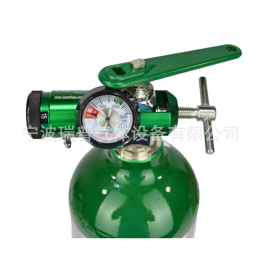 CGA870 Medical Oxygen Regulator Flow Meter for Oxygen Tanks, Drop-Type Pressure Reducer with 0-15LPM Flow - Image 4