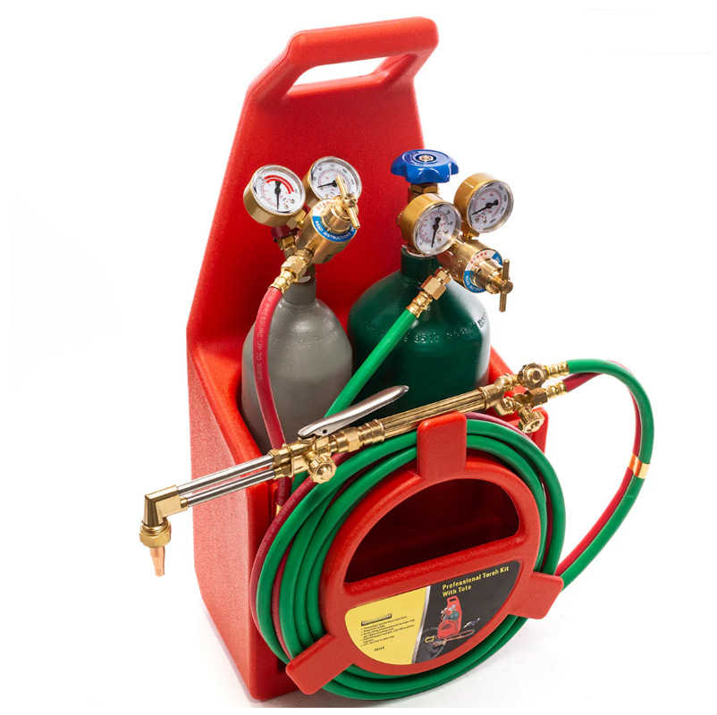 Full Brass Acetylene Pressure Reducer Regulator CGA200 & Oxygen Pressure Reducer Regulator CGA540 for Welding - Image 5