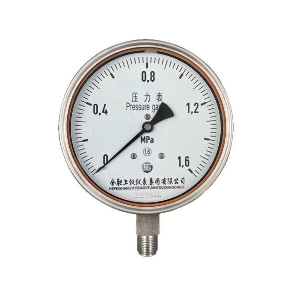 HeFei ShangYi Stainless Steel Pressure Gauge 1.6 Mpa for Water Gas Oil Liquid Pressure Systems - 이미지 5
