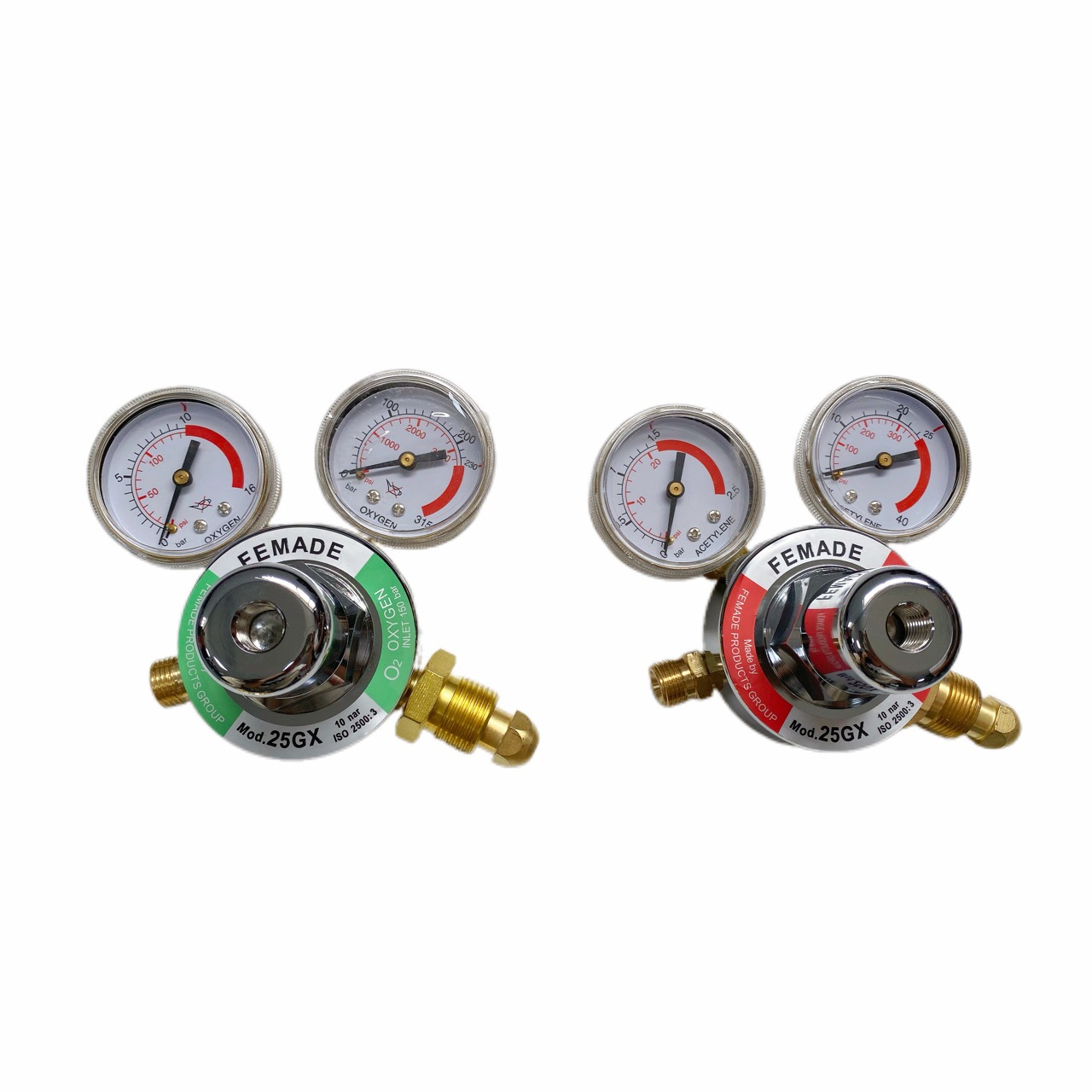 American Style Oxy-Acetylene Welding Cutting Torch Kit with Pressure Gauges & Hoses for Multi-purpose Oxy-Fuel Welding, Brazing & Cutting - Image 4