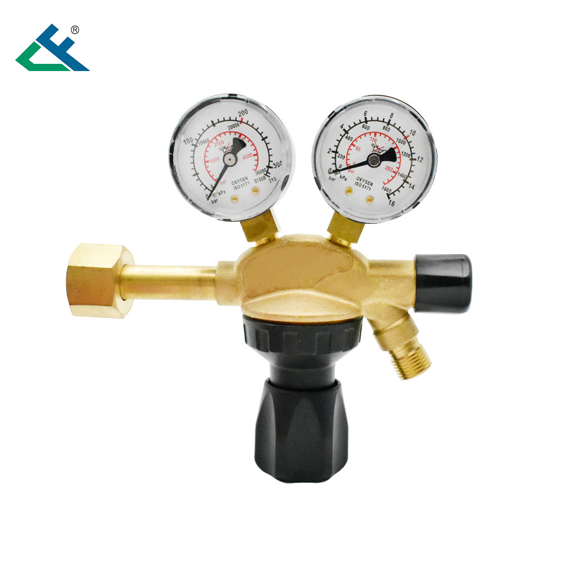 Industrial Oxygen Pressure Reducer OR2-01 with Dual Gauges for Gas Cylinders - Image 5