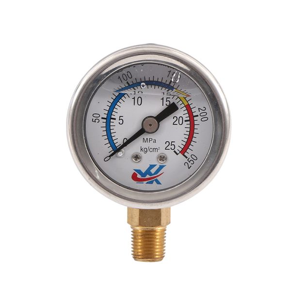 Wholesale Standard Thread Y40L-A Pressure Gauge Vacuum Water Air Pressure Meter Precision High Pressure Meter Pressure Instrument 1/8 1/4 NPT - Gambar 5