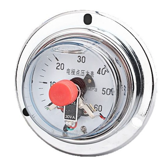 Kaixuan YNXC60ZT Axial Shock-Resistant Electrical Contact Pressure Gauge 0-60 MPa for Industrial HVAC Systems - Image 5