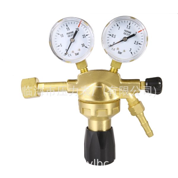 Yongjian AC-11 Acetylene Pressure Reducer Regulator Brass with Dual Gauges - รูปภาพ 5