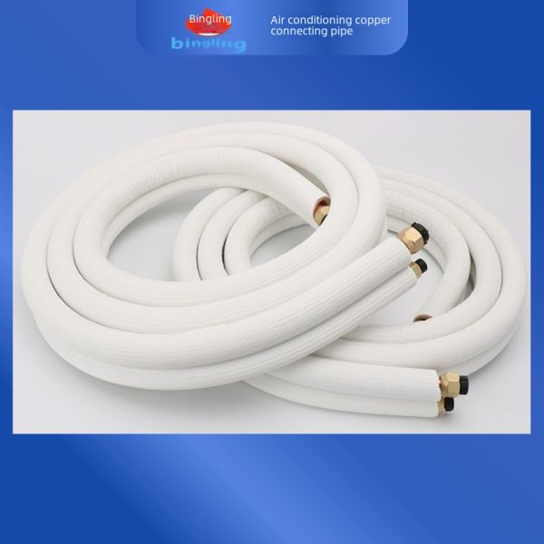 Pure Copper Air Conditioner Connecting Tube TP2 Purple Copper with Double Layer Insulation for 1P-5P Universal HVAC Systems - Изображение 4
