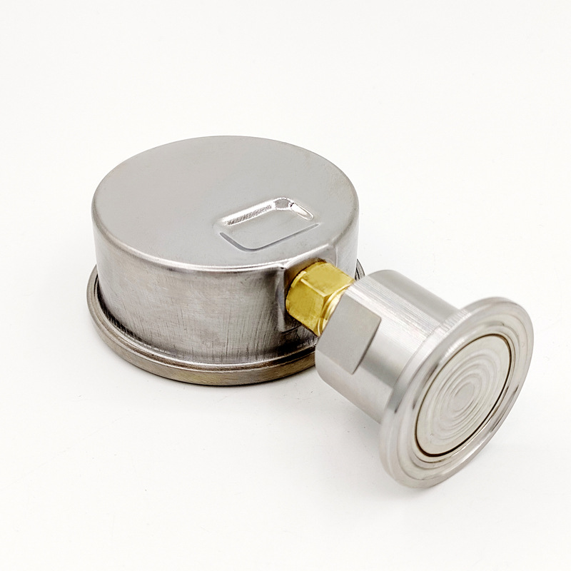 Sanitary Diaphragm Pressure Gauge YTP-60 Series 1.6Mpa Clamp Connection DN50.5 for Water/Air/Oil/Liquid Systems - Image 4