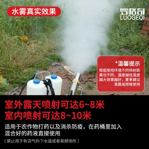 Agricultural Fog Machine Sprayer Disinfection Pulse Fogger for Farm Pest Control and Epidemic Prevention - Изображение 4