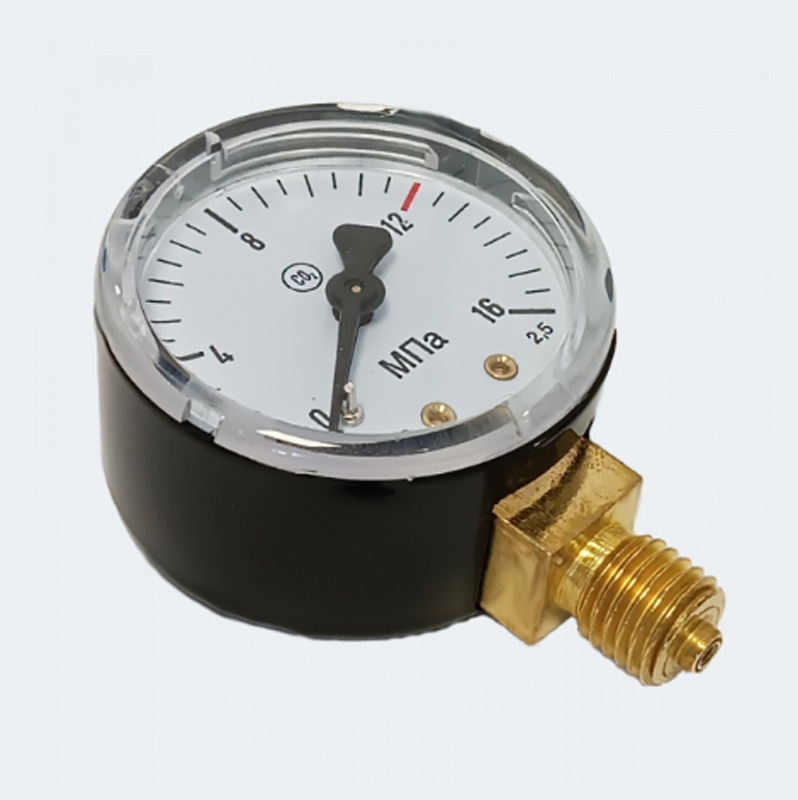 Pressure Gauge 0-25 MPa (0-250 Bar) O2 Gas Water Oil Pressure Gauge with Bottom Mount 1/4" NPT Thread for Oxygen Pressure Regulator - Image 5