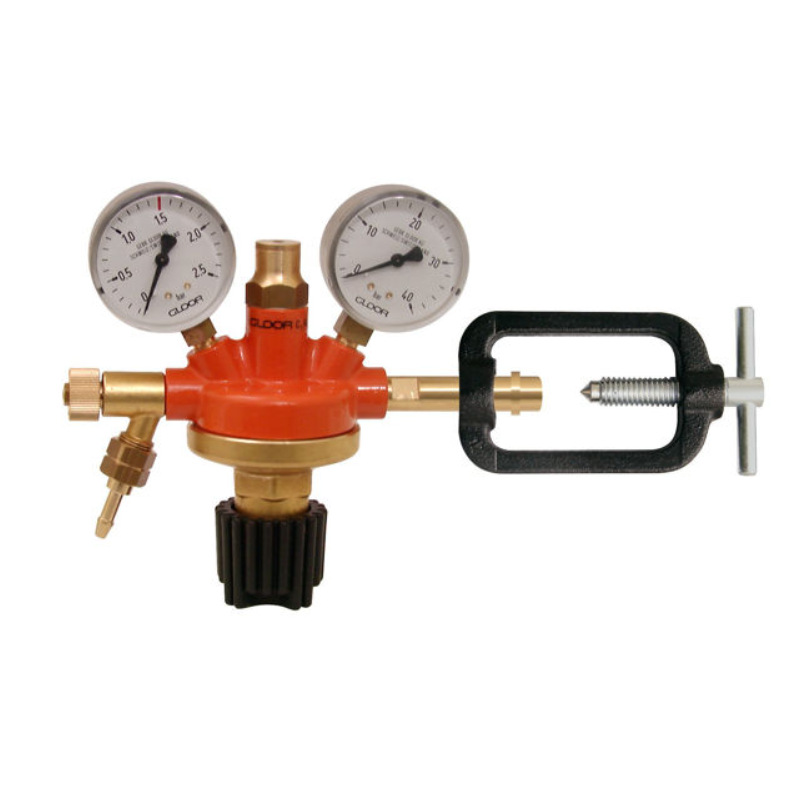 GLOOR Oxygen Regulator Dual Gauge Pressure Reducer (0-25Mpa Inlet, 1.25Mpa Outlet) for Welding Systems - Image 5