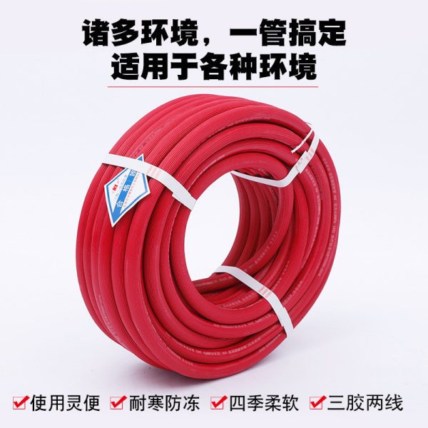 Custom Oxygen Acetylene Tube NBR Rubber High Pressure Hose (ID 8mm, 10mm) for Industrial Welding - Изображение 4