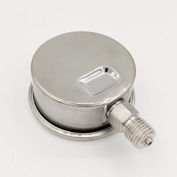 Stainless Steel Pressure Gauge YN-60BF Series (0-1.6MPa, 60mm Dial) for HVAC Systems - 이미지 4