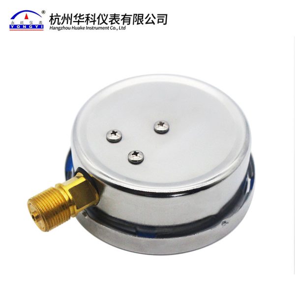Yongyi YN100 Radial Seismic Pressure Gauge 1.6 MPa for Water Oil Air Vacuum Pressure System - Imej 4