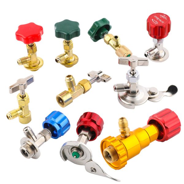 Automotive Refrigerant Tap Valve Kit (Various Specifications, Anti-Backflow, Leak-Proof Seal) for R22 R134a R410a Systems - Imagem 5