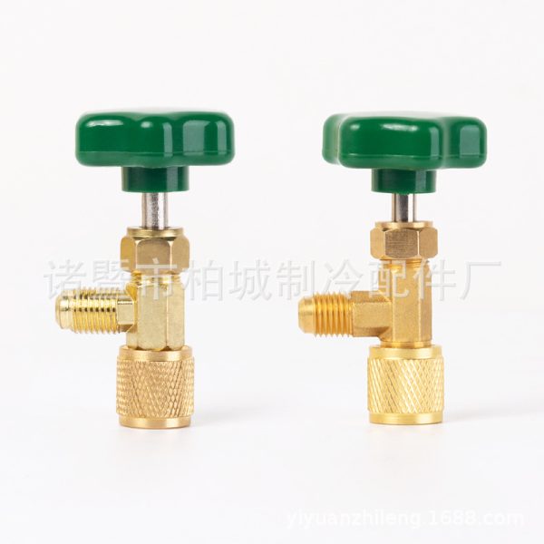 Universal Refrigerant Charging Valve CT338/CT339 with Green Knob for R22, R134a Refrigerator Systems - Imagem 5