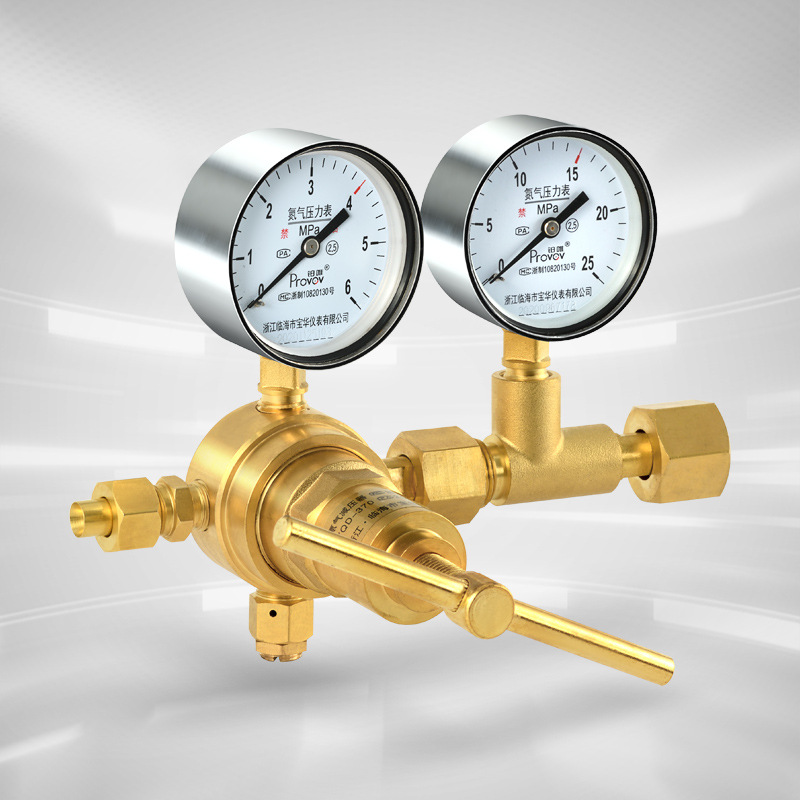 ProVoy High Pressure Gas Regulator YQD-370 (6-25MPa) Dual Gauge for Nitrogen Oxygen Hydrogen Helium Argon CO2 and Non-toxic Mixed Gases - Image 4