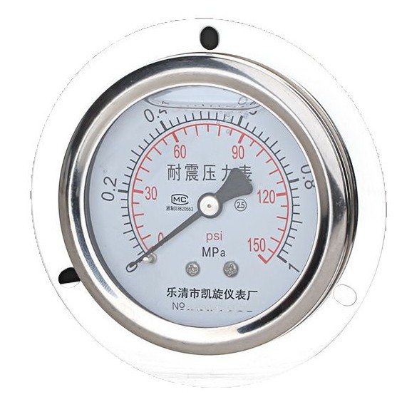 YN60ZT Axial Mount Pressure Gauge (0-0.1 to 0-60 MPa/psi) for Oil, Water, Air, HVAC Systems - Image 5