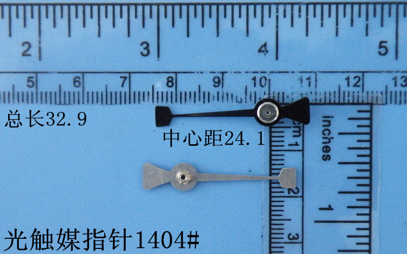 Precision Pointer Pressure Gauge Needle Set Total Length 34mm, Center Distance 38.5mm compatible with Y60 Photoelectric Gauges, Replaces 1259# - Image 4