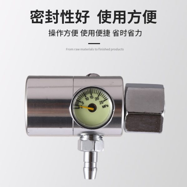 Sanhe Energy Saving Argon Gas Regulator Pressure Reducer with Meter for Welding Cutting, Anti-Fall Design - Изображение 4