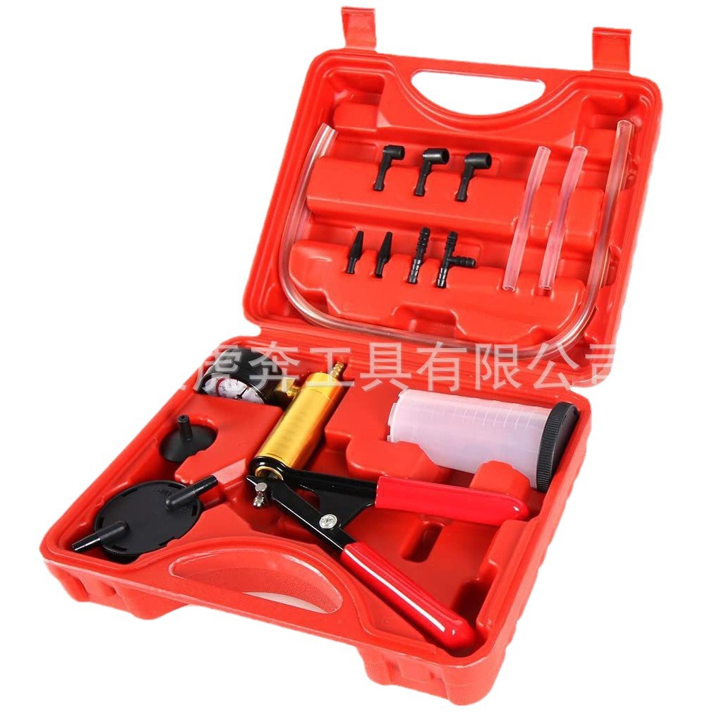 Automotive A/C Manual Vacuum Pump Fluid Extractor Brake Bleeding Tool Oil Suction Pump for AC Refrigerant Line - Image 5