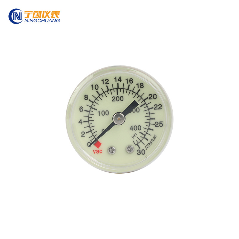 Luminous Dial Balloon Inflation Pressure Gauge 40mm Axial Plastic Shell, 0-40 ATM/PSI for Medical Applications - Image 5
