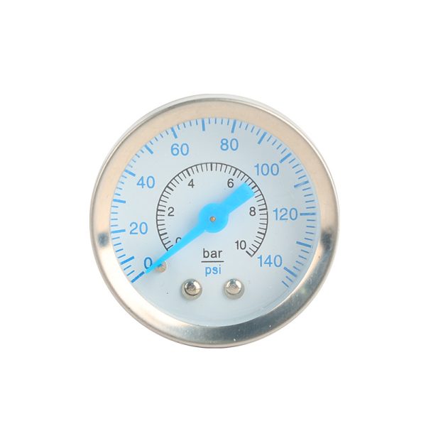 304 Stainless Steel Pressure Gauge Y40 Y50 Axial Corrosion Resistant Pressure Meter for Laboratory Testing Equipment (50mm Axial, 0-140 PSI / 0-10 Bar, 50-60mm Diameter) - Imagem 5