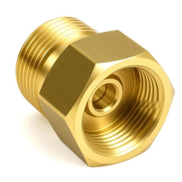 Cylinder Valve Adapter G5/8 Male to CGA580 Male Converter for Gas Cylinders - Image 4